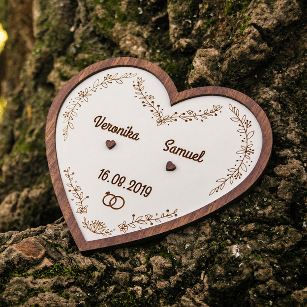 Wedding Gift for Newlyweds - Heart Ring Tray