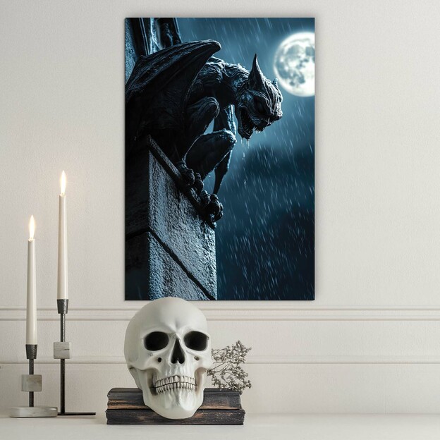 Dark Gothic Wall Art - Gargoyle