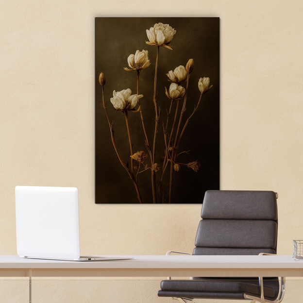 Rustikálny obraz na stenu - Krehká krása