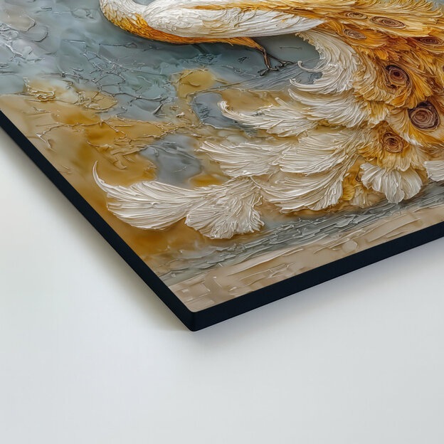 Luxury peacock painting