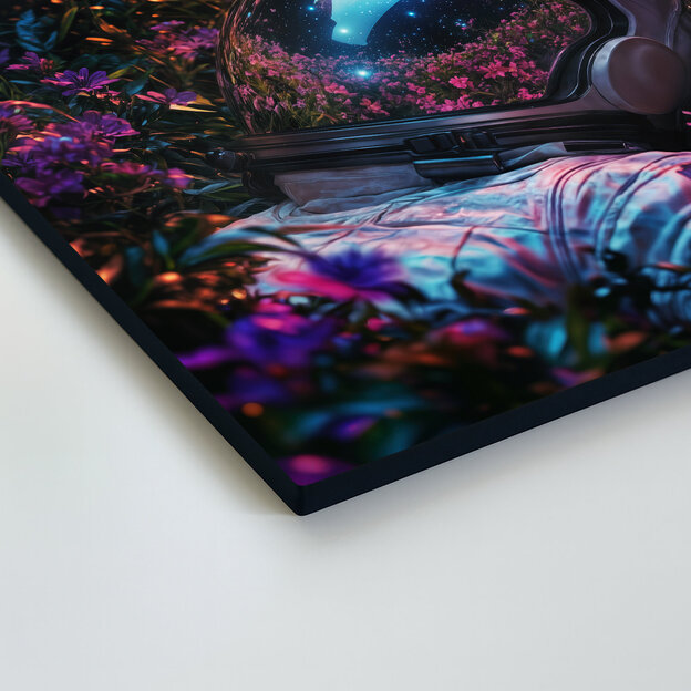 Kép a szobába – Űrhajós a virágos kertben