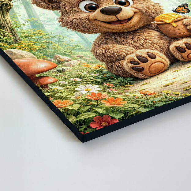 Rozprávková dekorácia do izbičky - Macko s medom