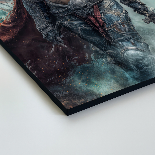 Fából készült kép a WoW játékból - Sylvanas harcos