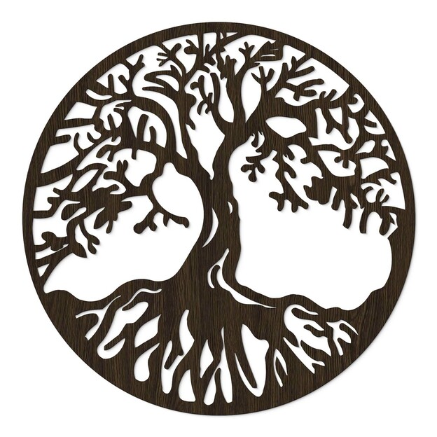Wooden Picture Tree of Life - Chokmah