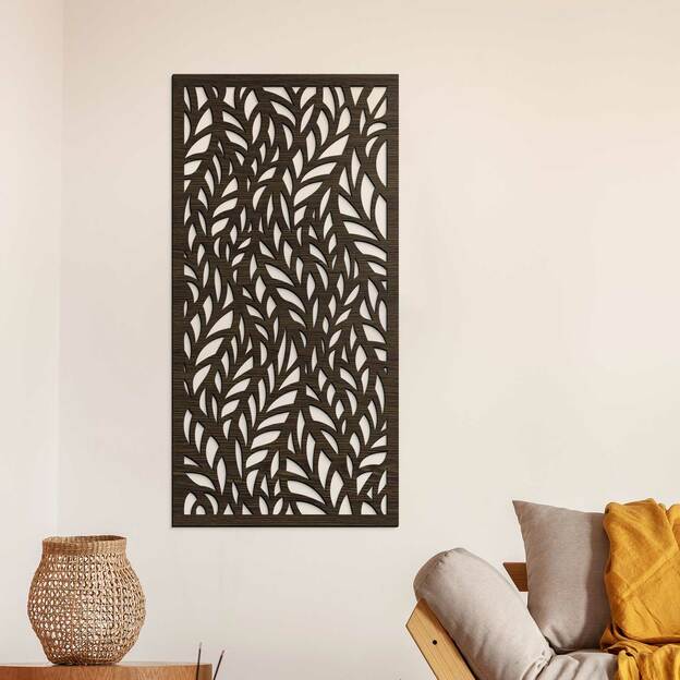 Wooden Wall Panel - Leaves