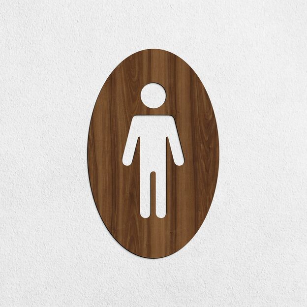2-piece Toilet Signage - Women, Men