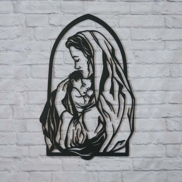 Wooden Wall Art - Virgin Mary
