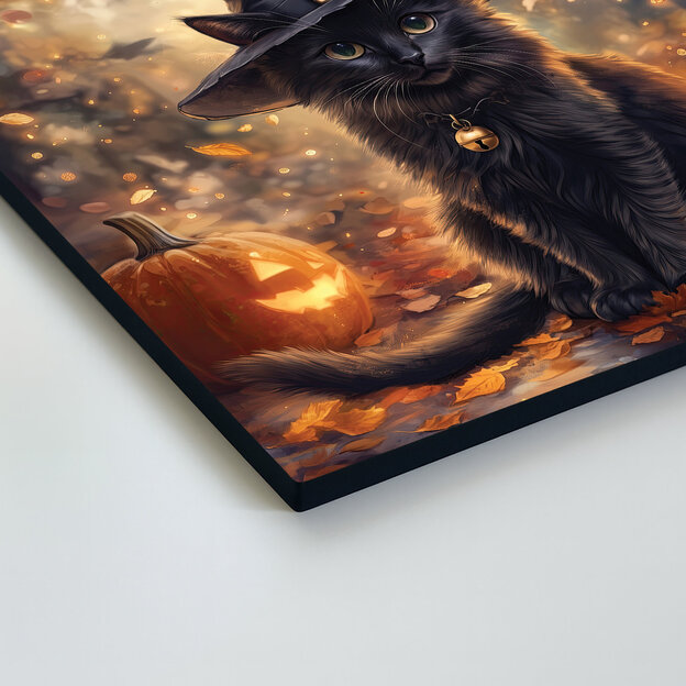 Halloween kép - Fekete macska