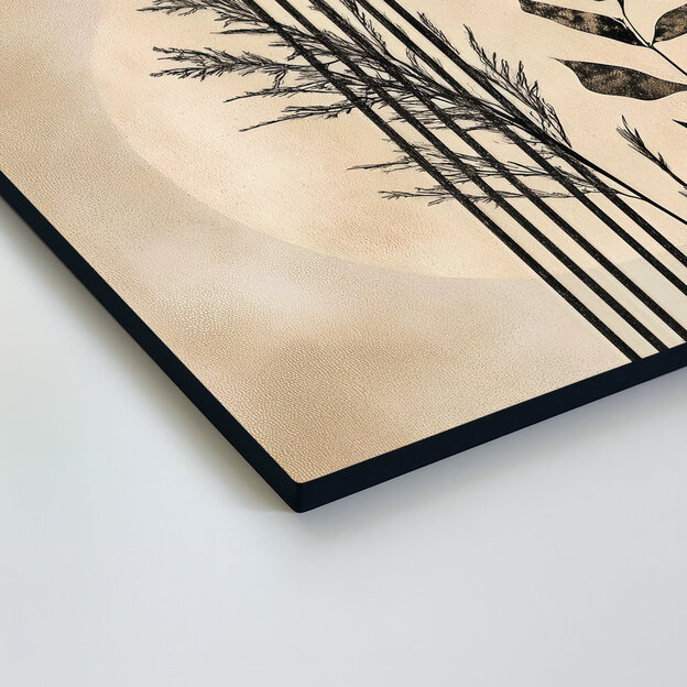 Artistic painting - The connection of nature and geometry