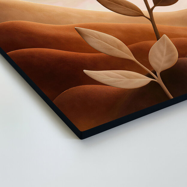 Abstraktný drevený obraz - Solara