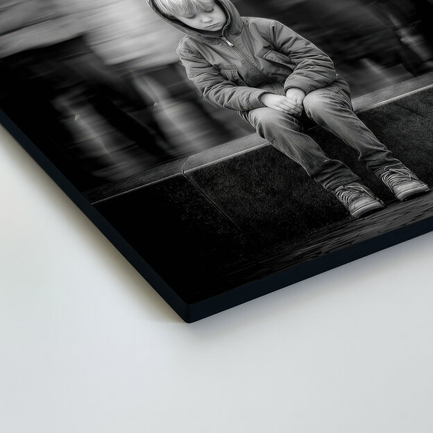 Čiernobiely obraz - Ticho v dave