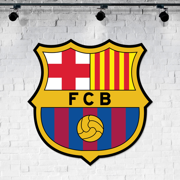 Drevený obraz pre fanúšikov - FC Barcelona