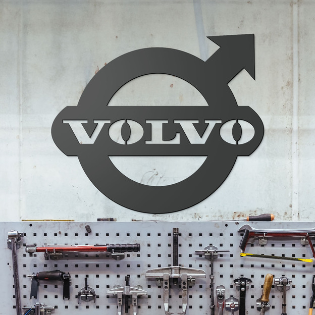 Wooden Car Emblem - Volvo