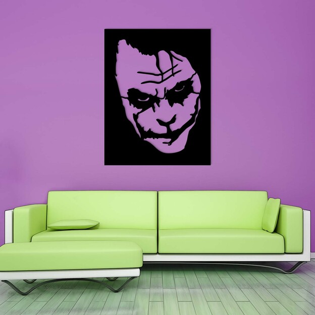 Wooden Wall Art - Joker