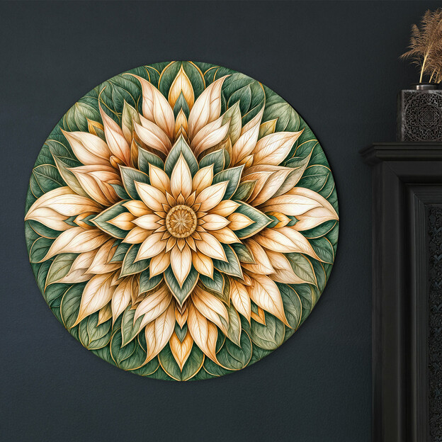 Flower mandala - Heart of the jungle