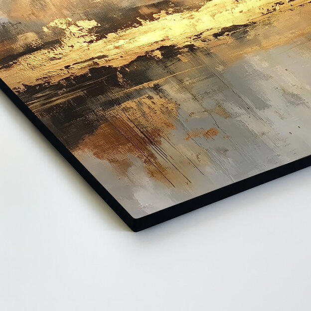 Tablou abstract de lux - Atingere de aur