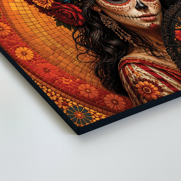 Mexický obraz La Catrina - Día de los Muertos