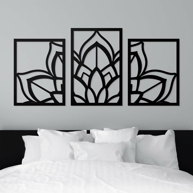 Multi-Part Wooden Mandala - Wealth