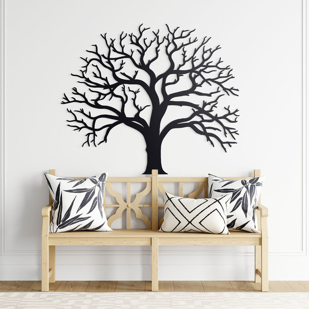 Vyrezávaný strom na stenu - Ticho