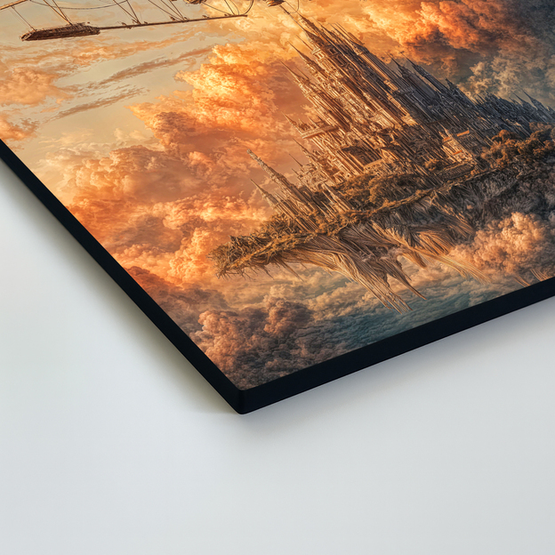 Futurista fa kép - Léghajó