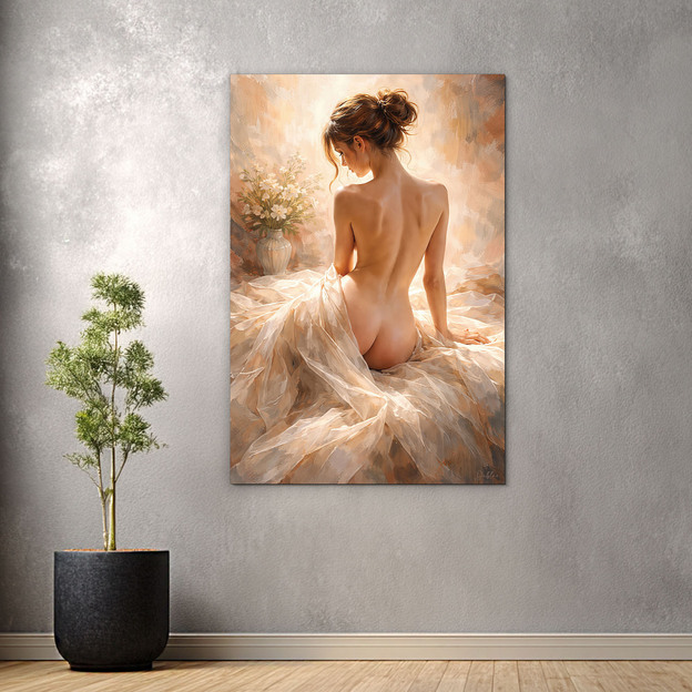 Umělecký akt ženy - Lusia