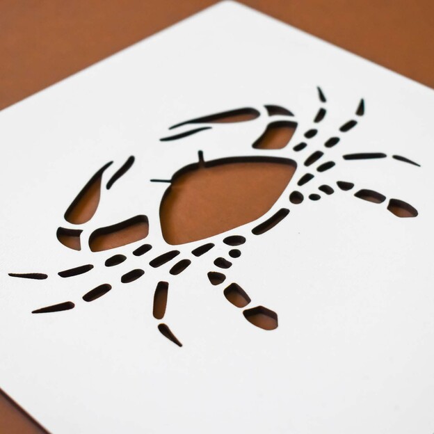 Wooden Wall Decor - Zodiac Sign Cancer