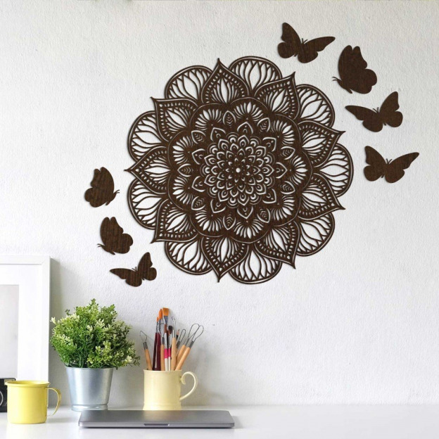 Decorative 3D Butterflies on the Wall 6 pcs