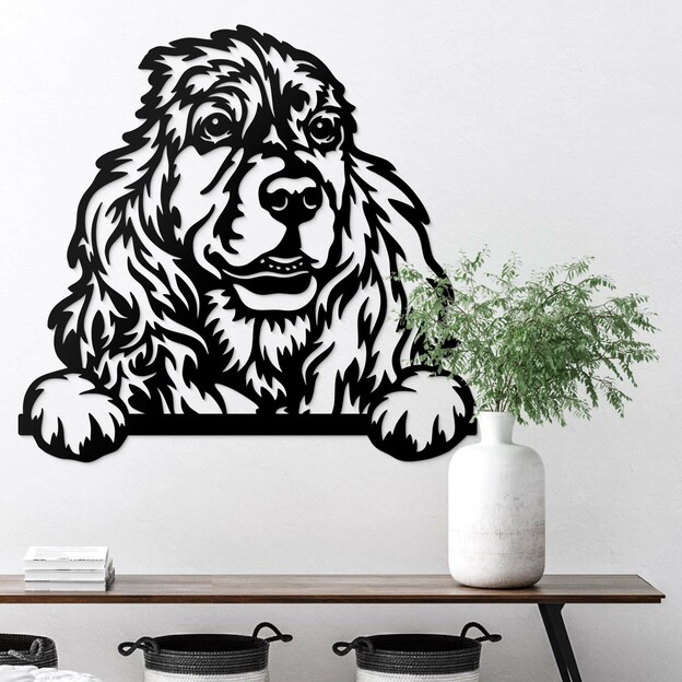 Wooden Wall Art - Cocker Spaniel Dog