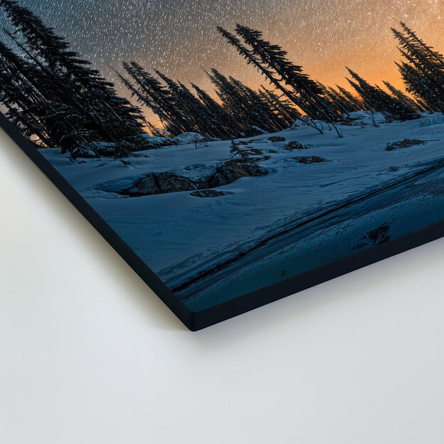 Vivid panoramic image of the mountains