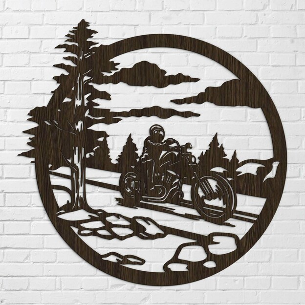 Original gift for a biker - Motorcycle Wall Art