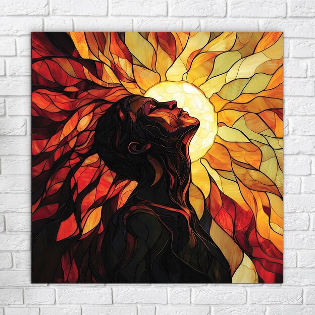 Modern Art Wall Art - The Power of the Sun
