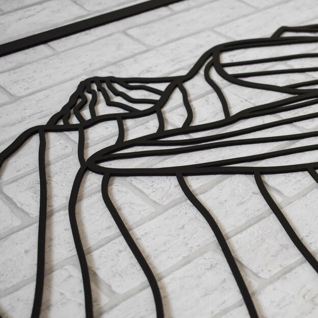 Wooden Wall Art - Mountain Range