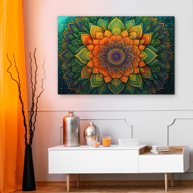 Tablou colorat - Mandala sufletului