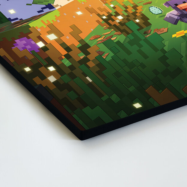 Dřevěný obraz pro hráče - Minecraft
