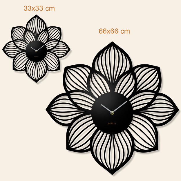 Flower painting with clock - Petals