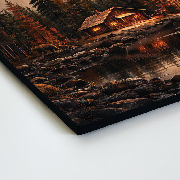 Nástenný obraz - Chata pod horami