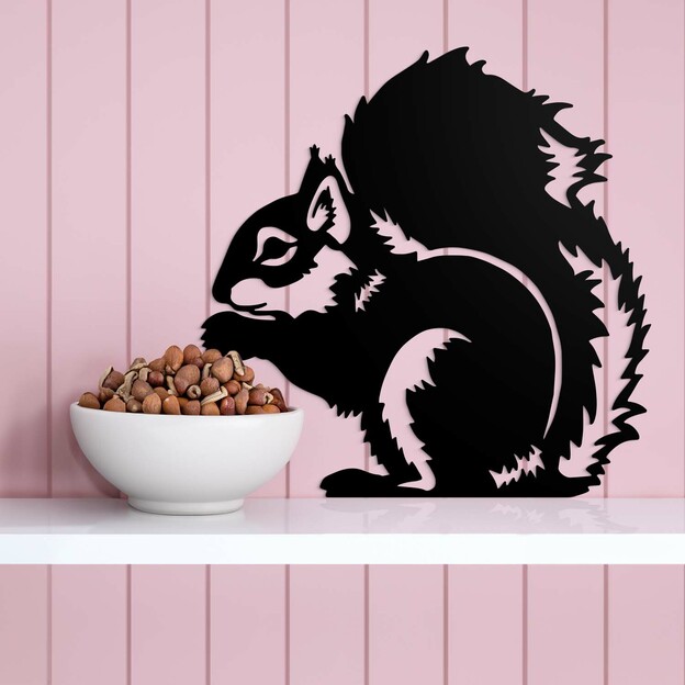 Wooden Sticker - Squirrel
