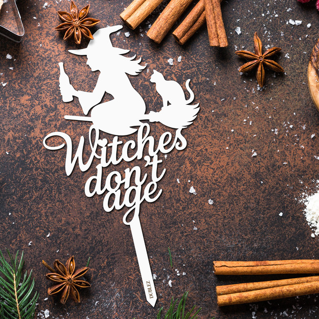 Torta díszítés - Witches don’t age