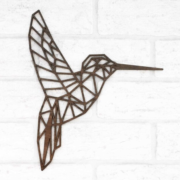 Polygonal Decoration - Hummingbird