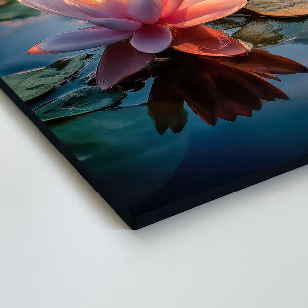 Wooden picture - Water lily