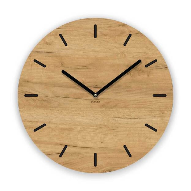 Wooden Clock on the Wall