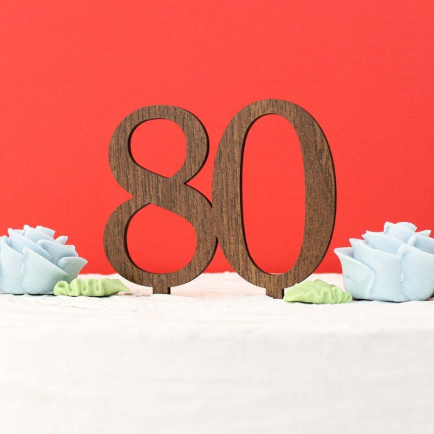  Zápich na tortu čislo 80