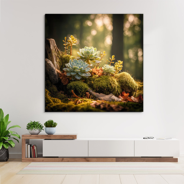 Wooden picture - Rock gardens