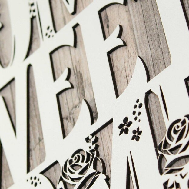 Wooden 3D Wall Sticker - Home Sweet Home