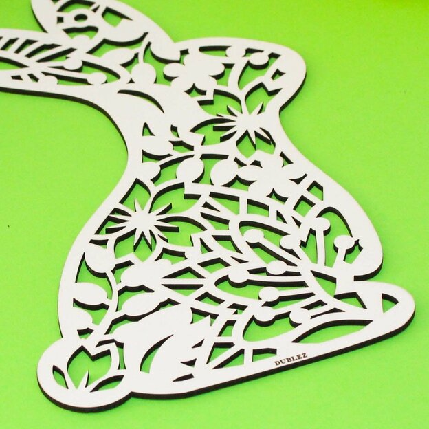 Easter Bunny - Wooden Decoration