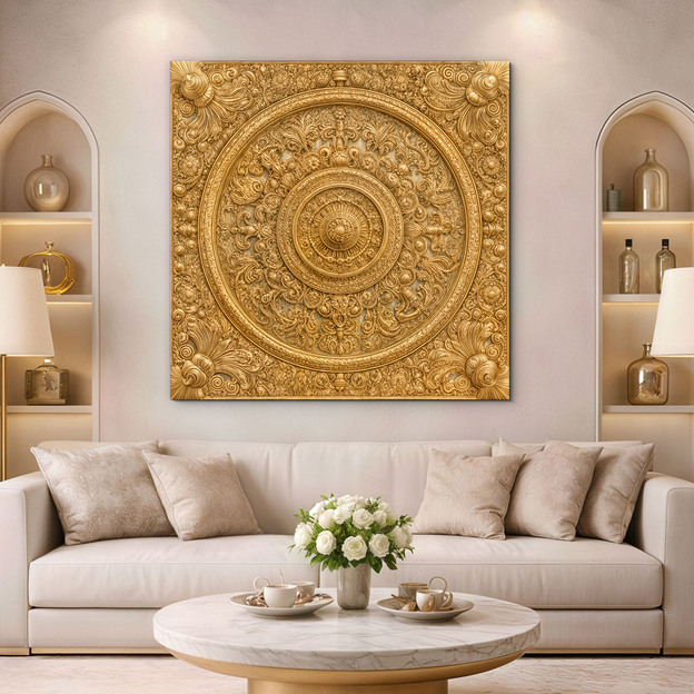 Kráľovská mandala na stenu