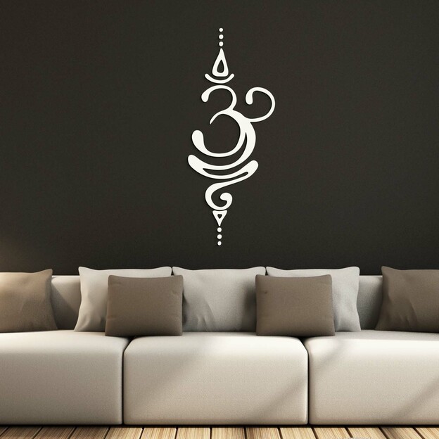 Wooden Sticker - Mantra OM