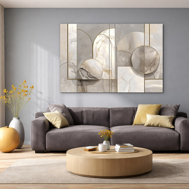 Abstraktný mramorový obraz - Elysian
