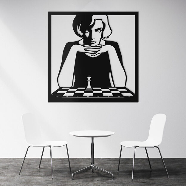 Tablou 3D de perete - The Queen&#039;s Gambit