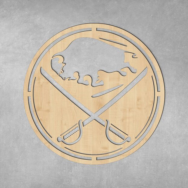 Wooden Logo - Buffalo Sabres